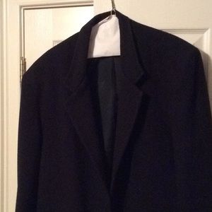 Men’s sports coat, black, dress jacket, wool blend